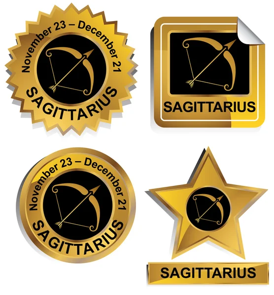 Zodiac - Sagittarius — Stock Vector