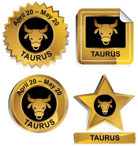 Zodiaque - Taureau — Image vectorielle