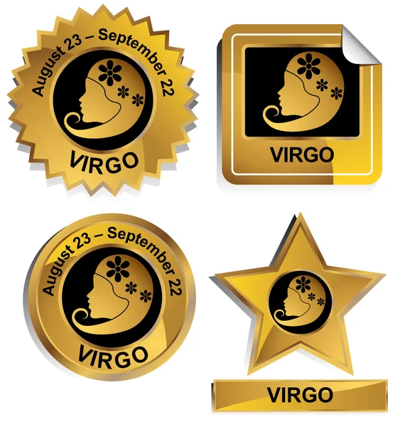 Zodiac - Virgo — Stock Vector