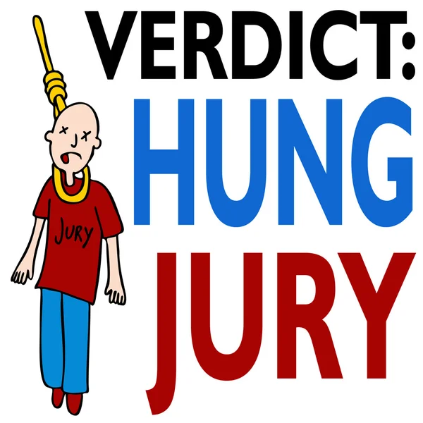 Hung Jury — Stock Vector