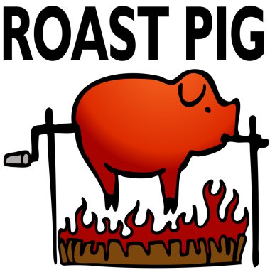 Roasted Pig clipart