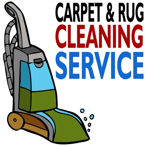 Servicio de limpieza de alfombras — Archivo Imágenes Vectoriales