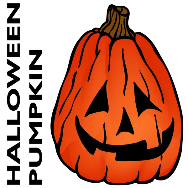 Zucca di Halloween — Vettoriale Stock
