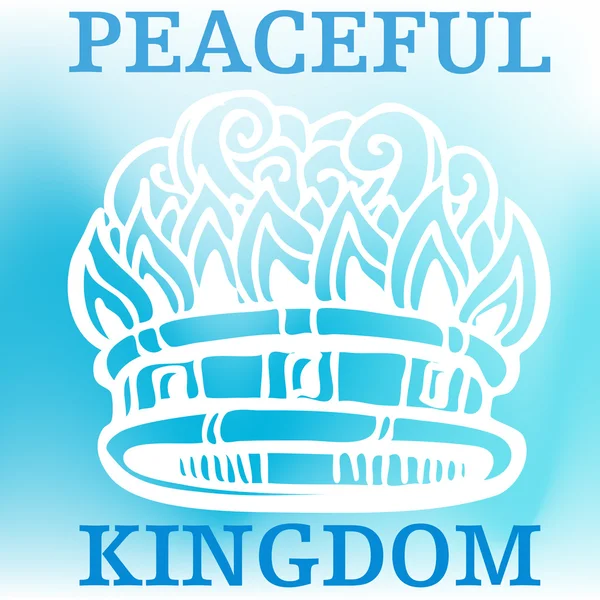 Royaume de paix — Image vectorielle