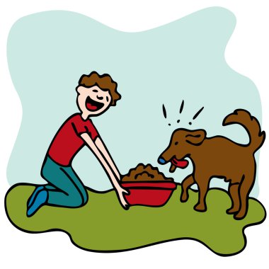 adam köpek maması beslenme