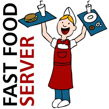 Fast food çalışanı