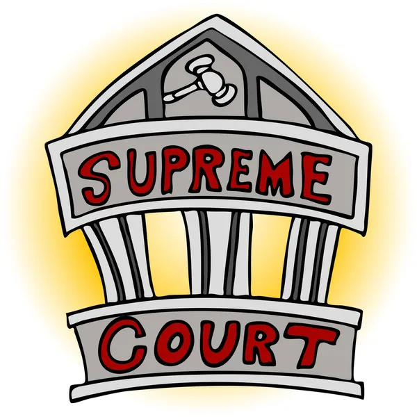 Cour suprême — Image vectorielle