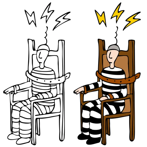 Electric Chair — Stock Vector