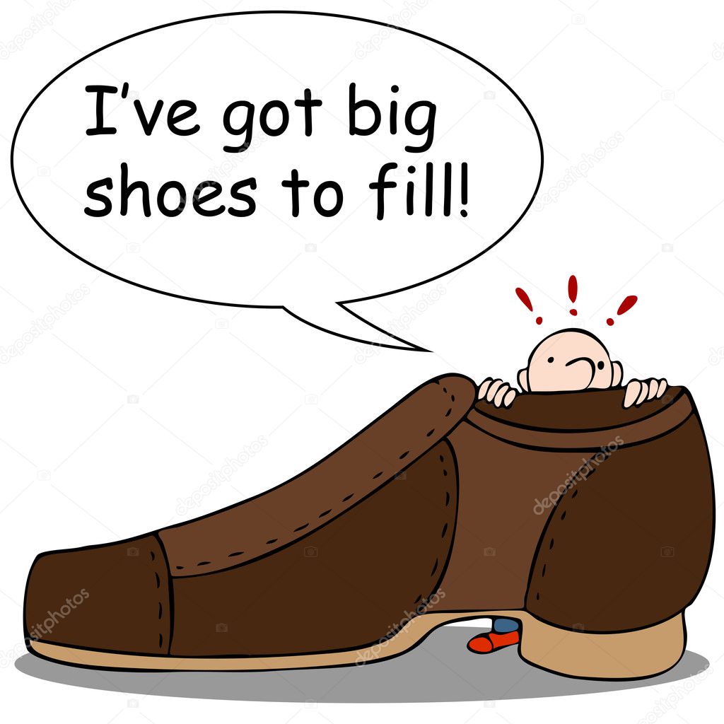 Big Shoes to Fill — Stock Vector © cteconsulting 4572035