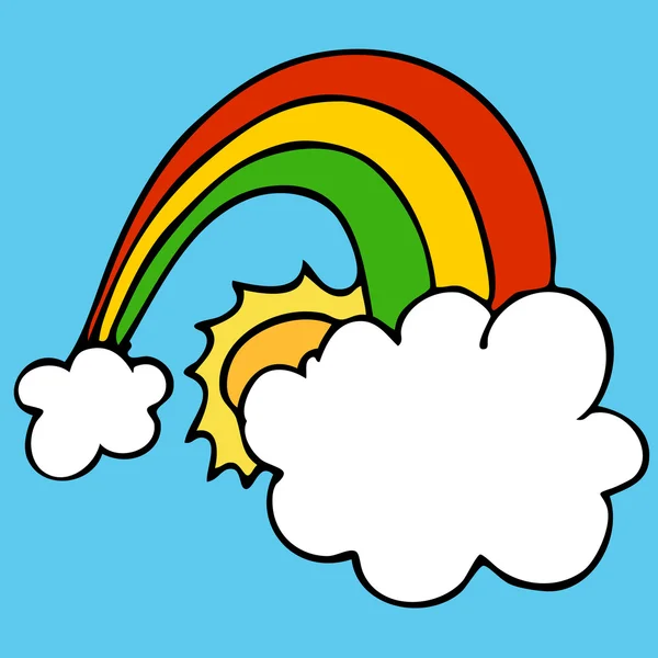 Lucky Rainbow — Stock Vector