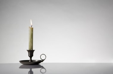 Candle burning clipart