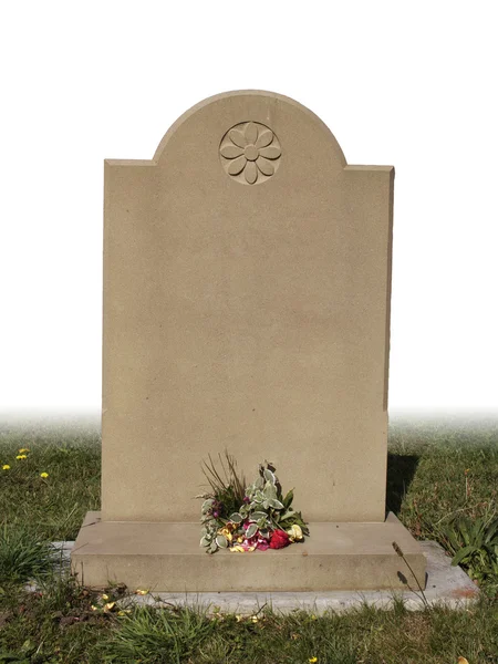 Single grave stone — Stock Photo, Image