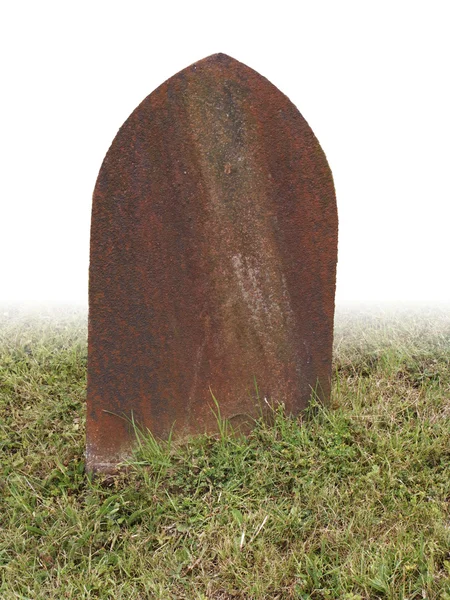 Pedra de sepultura única — Fotografia de Stock