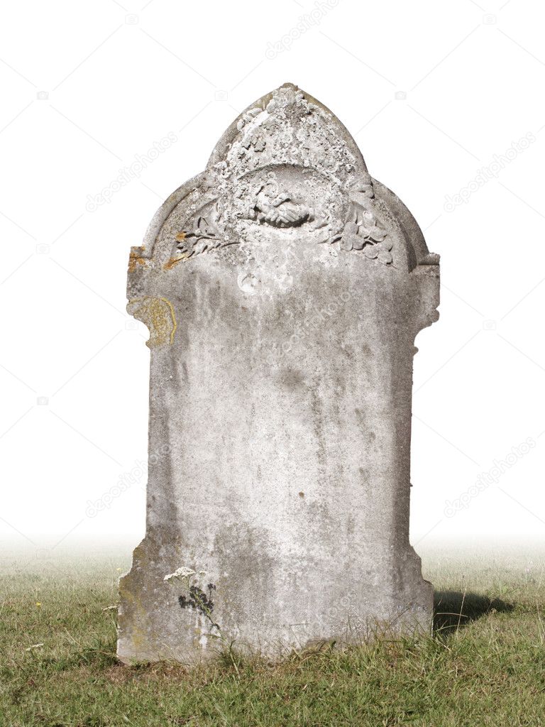 Single grave stone