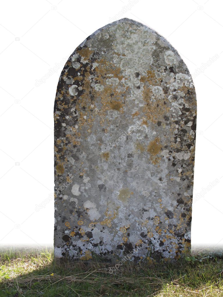 Single grave stone