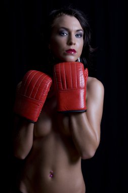 Sexy boxer clipart
