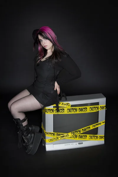 Goth Pinup — Stock Photo, Image