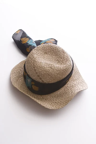 Twisted straw hat — Stock Photo, Image