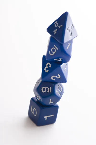 Pyramid of dice — Stock Photo, Image