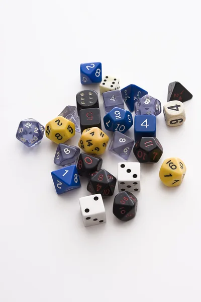 stock image Dice of all form