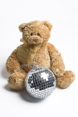 Disco Teddy bear clipart