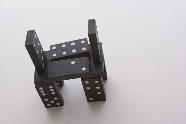 Domino bouw — Stockfoto