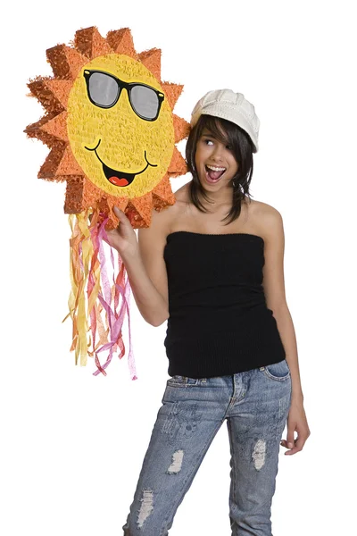 Happy sunny teen — Stock Photo, Image