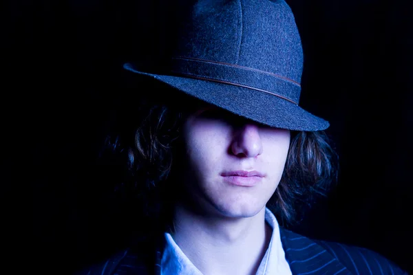 stock image Teen with hat