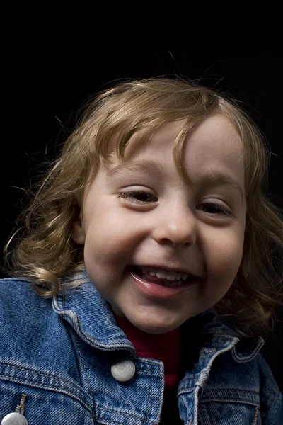 Μικρό παιδί γέλιο — Φωτογραφία Αρχείου