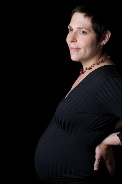 Profile of a pregnant Woman — Stock Photo, Image