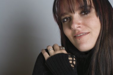 moda model - kafa vurdu