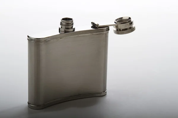 Metal flask — Stock Photo, Image