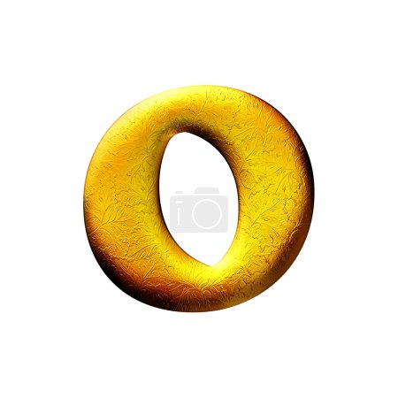 Lettre d'or 3D 