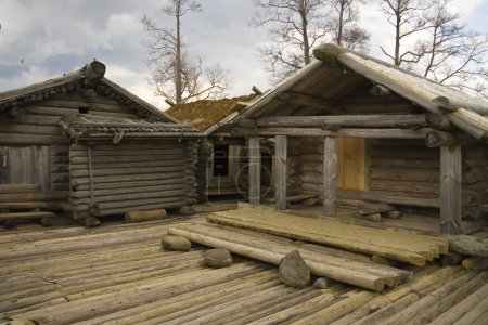 Ancien village en bois 