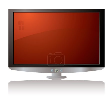 TV LCD rouge 