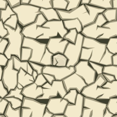 Crack motif sans couture au sol 