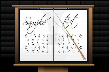 Tableau de musique 