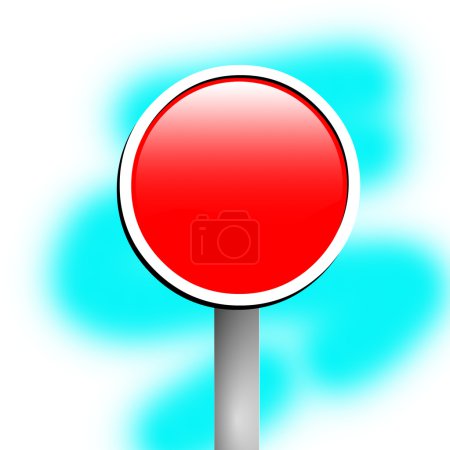 Cadre de signe vierge sur fond bleu 