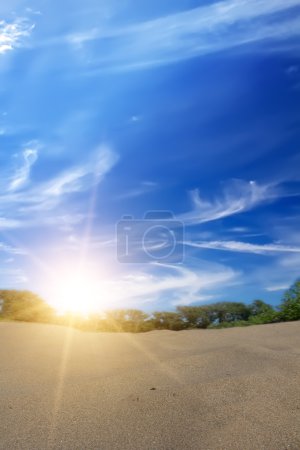 Lever de soleil sable quartz 