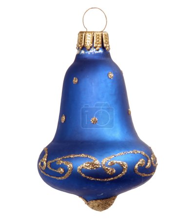 Cloche de Noël isolée en arrière-plan 