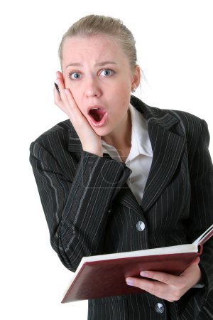 Jeune femme d'affaires 