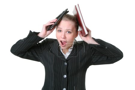 Jeune femme d'affaires 