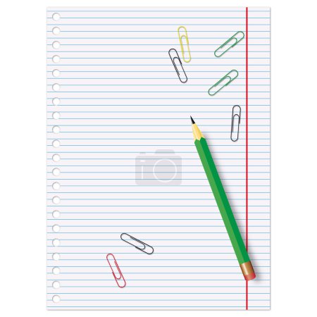 Feuille de papier vide 