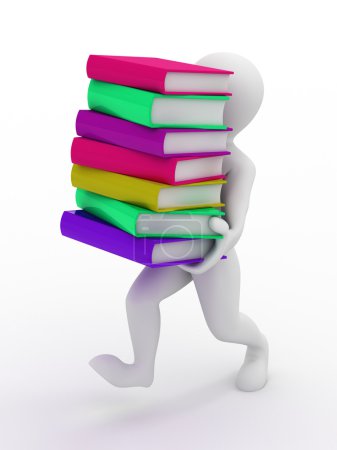hommes avec des livres