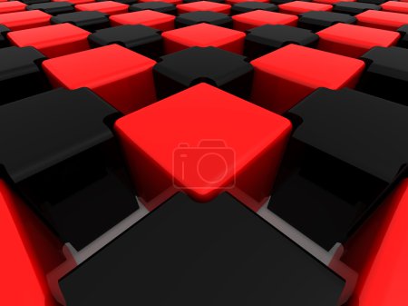 Contexte abstrait. Cubes 