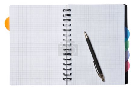 bloc-notes ouvert