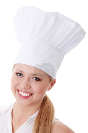 Jeune belle cuisinière 