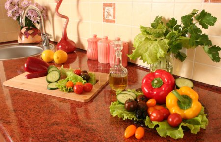 Tomate et huile 