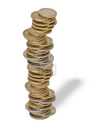 Tour des pièces en euros 