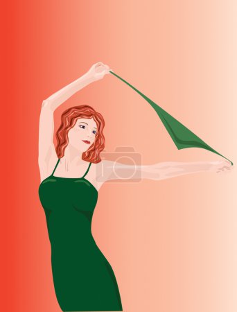 Foulard vert 